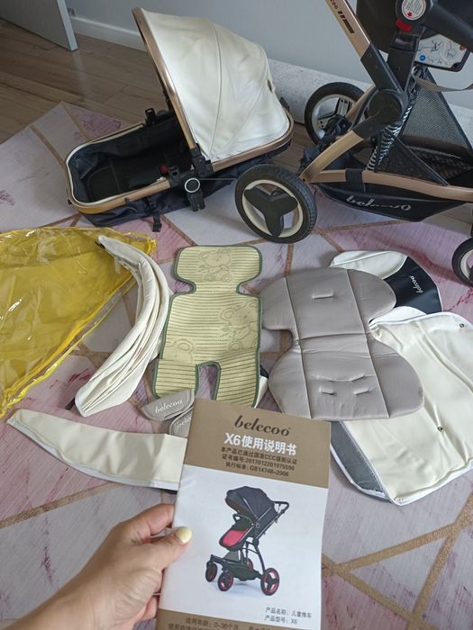 Коляска belecoo с автокресло