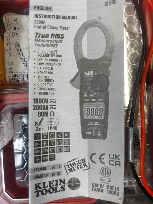 Cleste ampermetic Klein