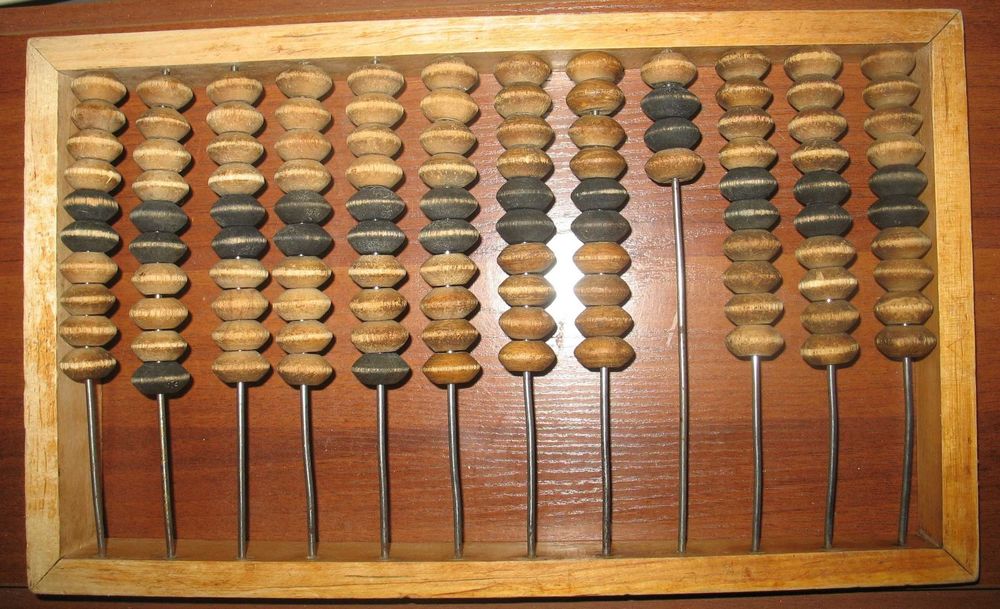 Счёты советские СССР деревянные