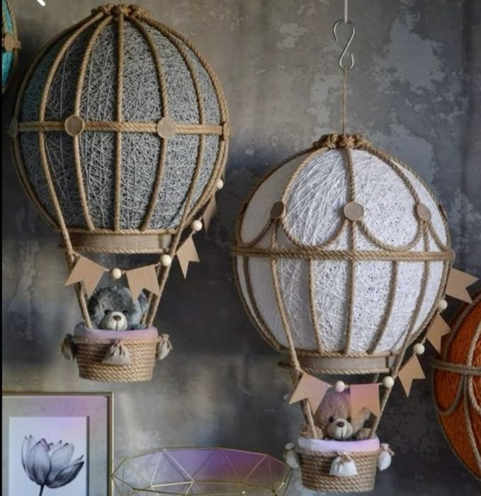 Корзины, люстры, светильники