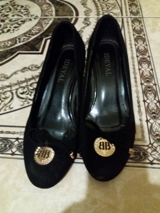 женские туфли из нубука