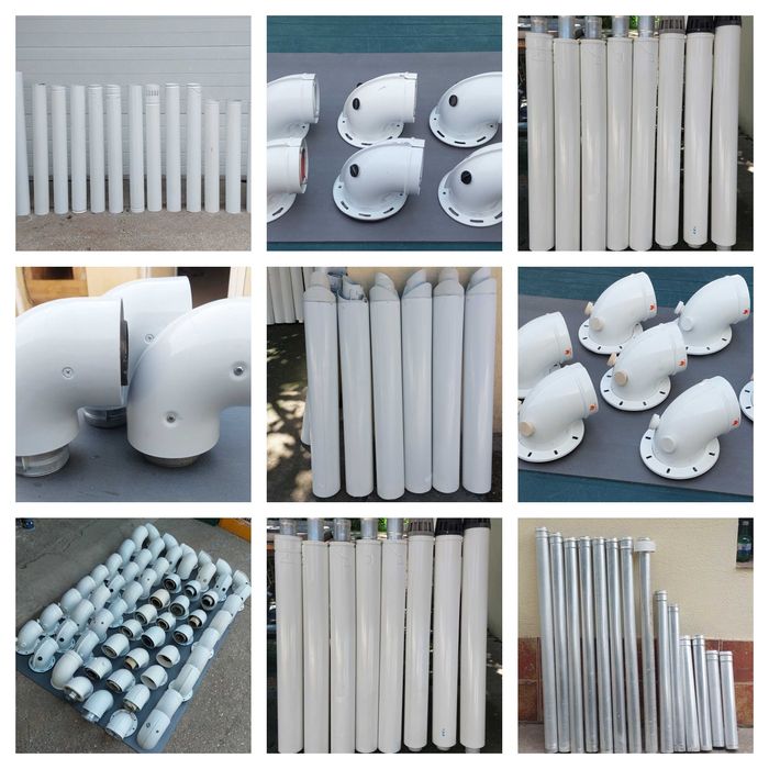 Centrale termice.Sisteme complete pentru evacuare gaze