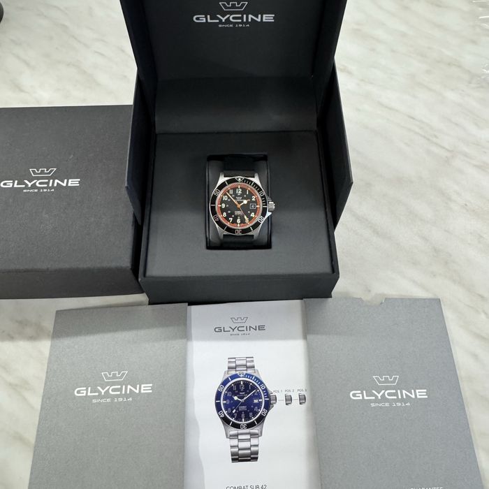 Бартер! Glycine Combat Sub Automatic – Swiss Made Diver 200m