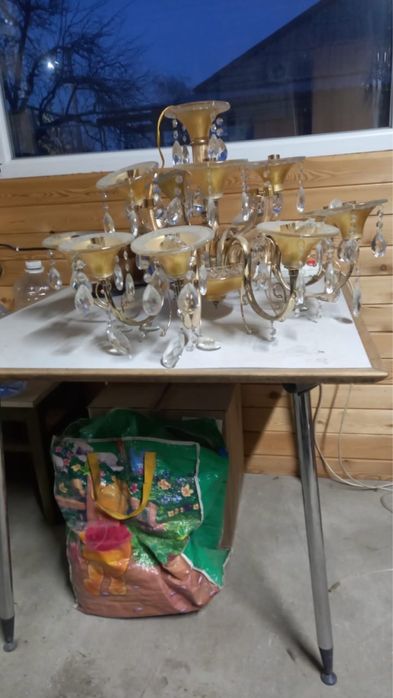 Люстра хрустальная