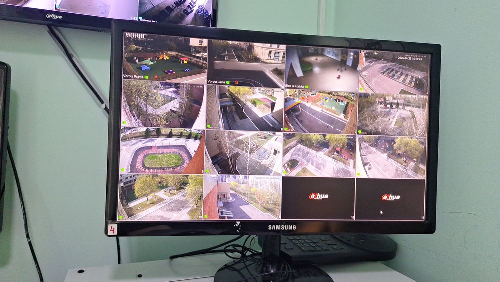 Установка камер видеонаблюдения