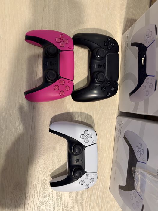Maneta/Controller PS5 alba/negru/rosu/albastru/pink