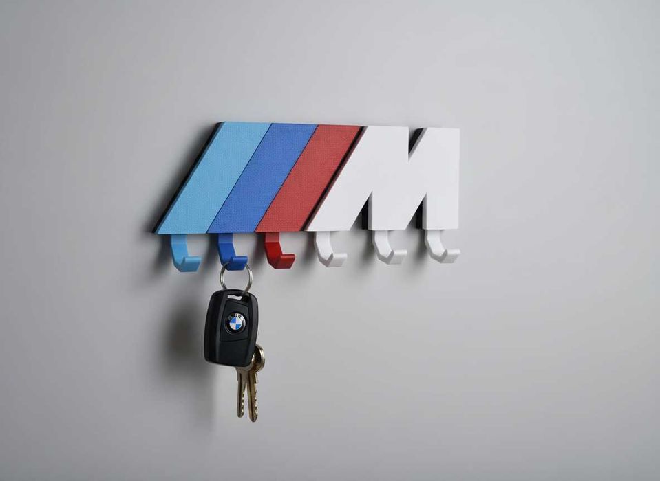 Suport/cuier 6 Chei Perete pentru Pasionați BMW