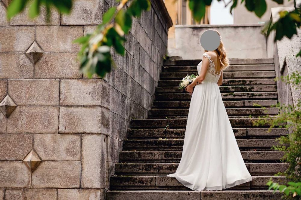 vand rochie de mireasa alba