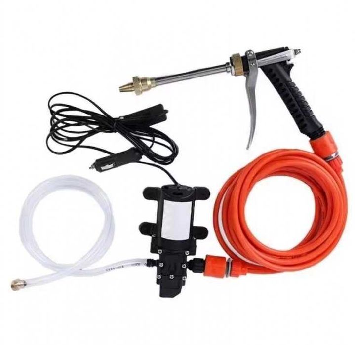 Преносима водоструйка за почистване на автомобили, градини и др. 12V