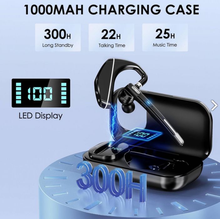 Casca Call Center Bluetooth Techsuit Hearyo A6L, Neagra