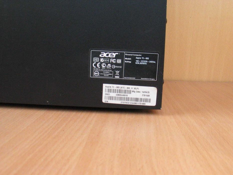 Acer Aspire TC-605 GT 710