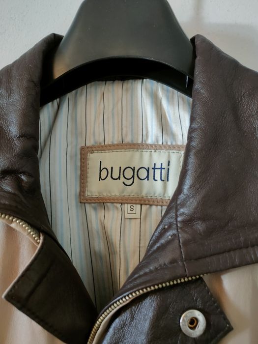 Муж кожаная куртка  Bugatti