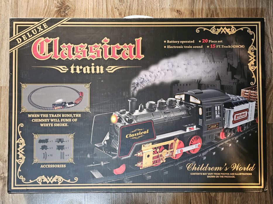 Игрушка поезд на батарейках