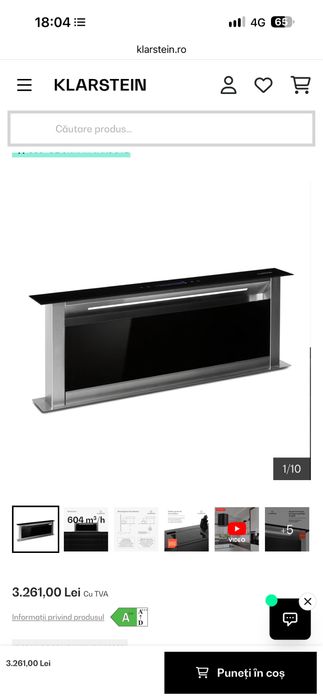 Hota Klarstein Royal Flush Eco90 incorporabila