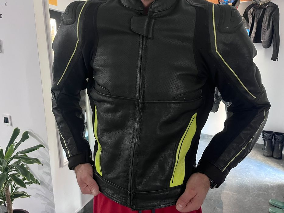 Geaca moto piele