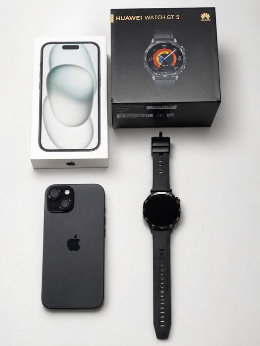 Iphone 15 128gb + Huawei watch gt5