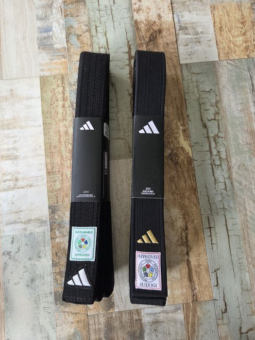 Пояс Judo черный Adidas оригинал