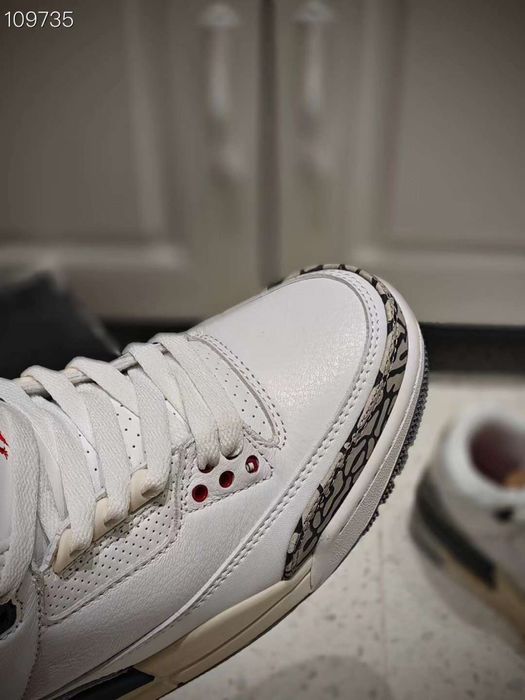 Air Jordan 3 Retro White Cement Reimagined Black Kanye West