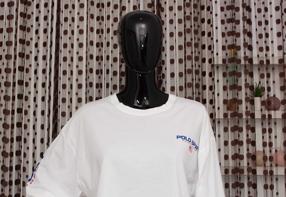 Polo Sport Ralph Lauren Оригинална дамска блуза бяла кроп топ XL