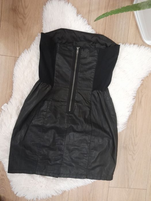 Кожена дамска рокля