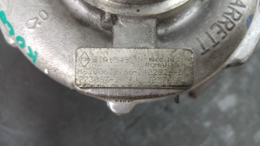 turbina  2.0 dci m9r renault koleos 1 nissan x-trail qashqai   773087-2 h8200638766