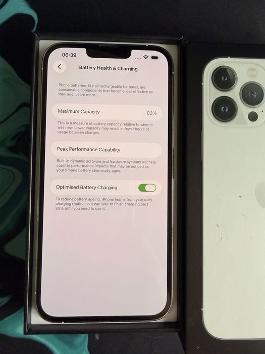 Iphone 13 pro max 256gb liber de retea, ca nou