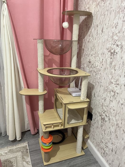 Кошачий домик в классном состоянии