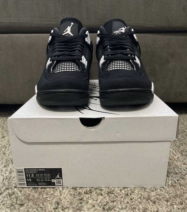 *PREMIUM* Air Jordan 4 White Thunder - livrare cu verificare