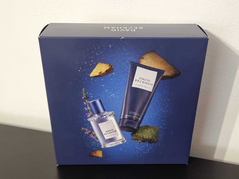 Set David Beckham Classic Blue, Apa de Toaleta 50ml + Gel de dus 200ml