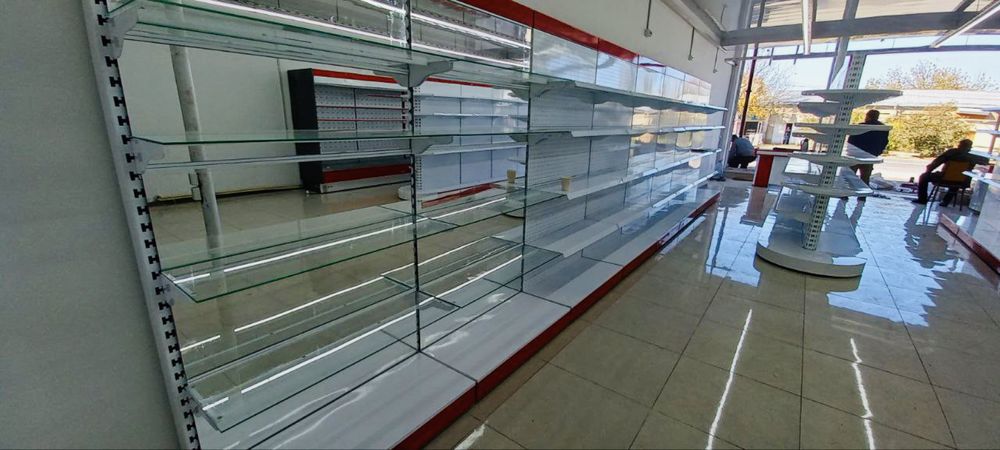 Кассовые стеллажи , прикассовые стелажи , Ғазна стилаж , stilaj