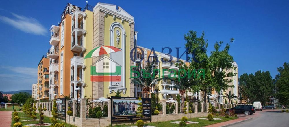 Двустаен апартамент в суит Хоум 2, Слънчев Бряг., общо: 55кв. М., 6 ет. #33733834