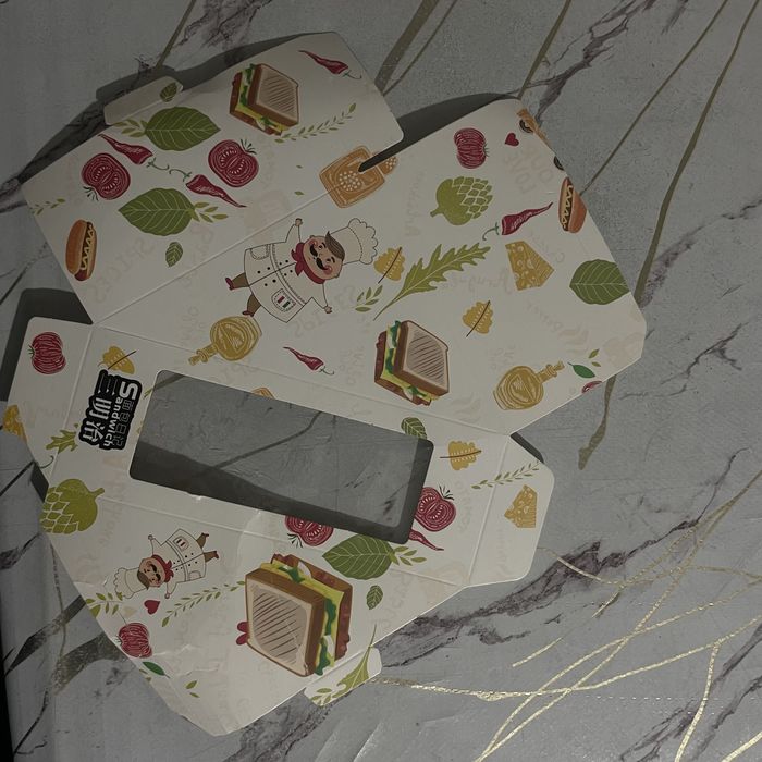 Коробка для упаковки Сэндвича