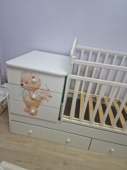 Детская кровать манеж