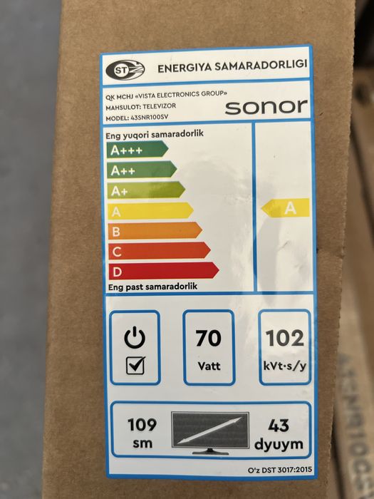 Sonor 43 Smart TV
