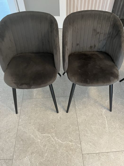 Set 6 scaune catifea