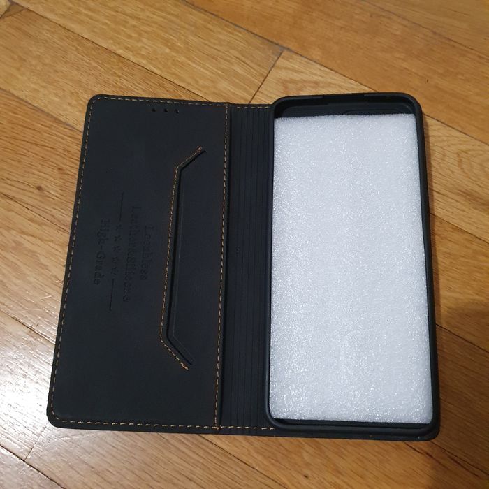 Кожен калъф тип тефтер за Honor X8 5G