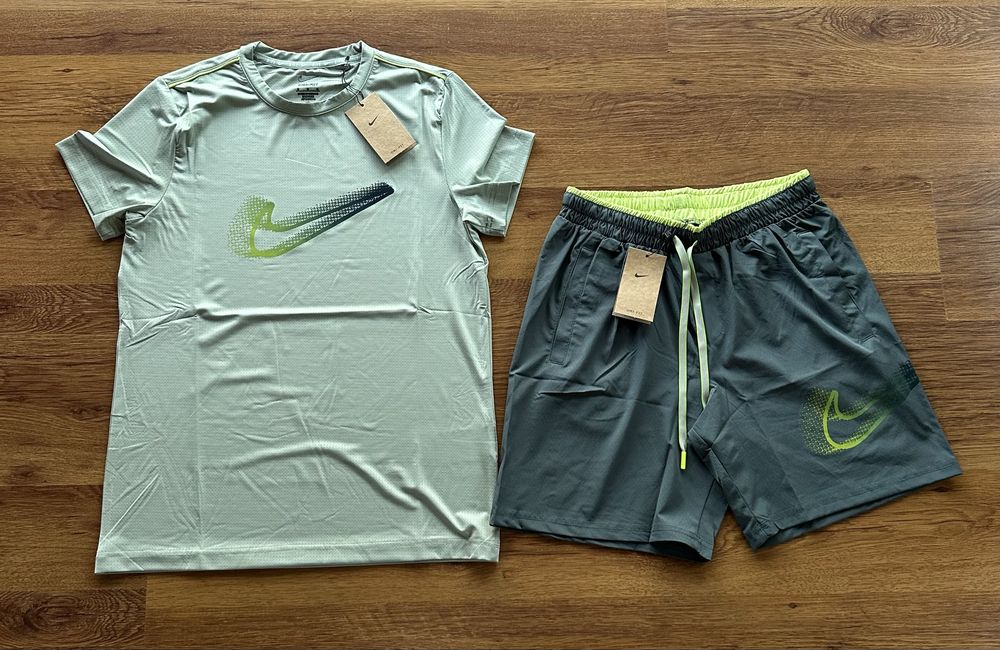 Мъжки,къс комплект Nike дишаща тениска и шушлекови панталонки