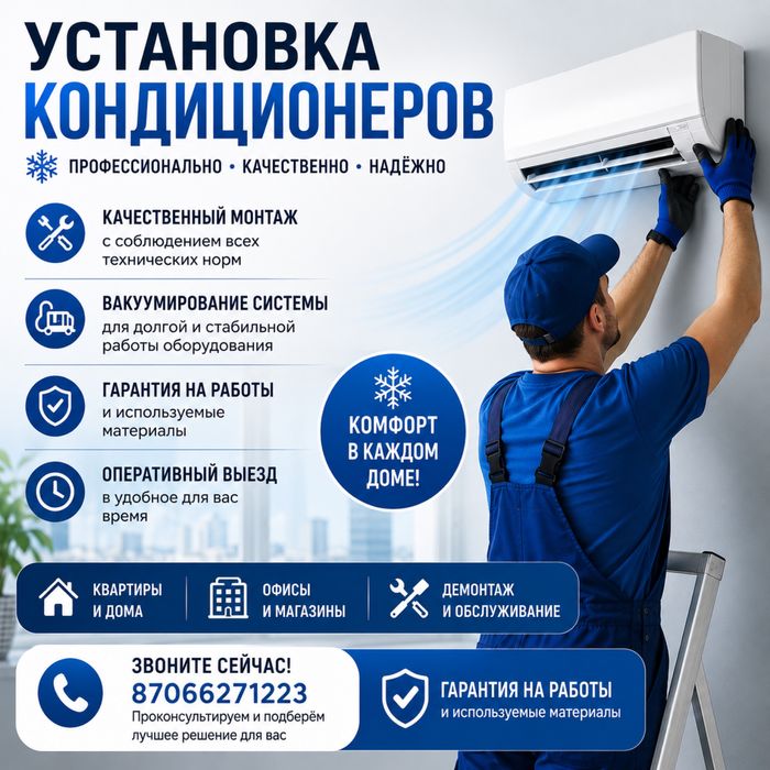 Установка кондиционеров