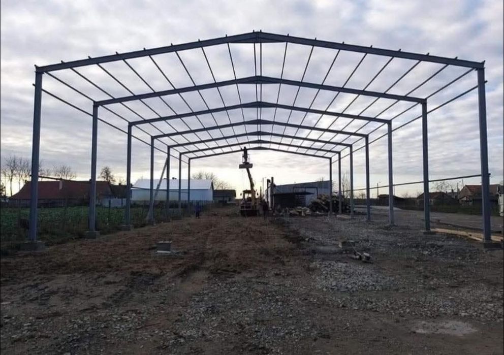 Structura metalica din profile ipe hala