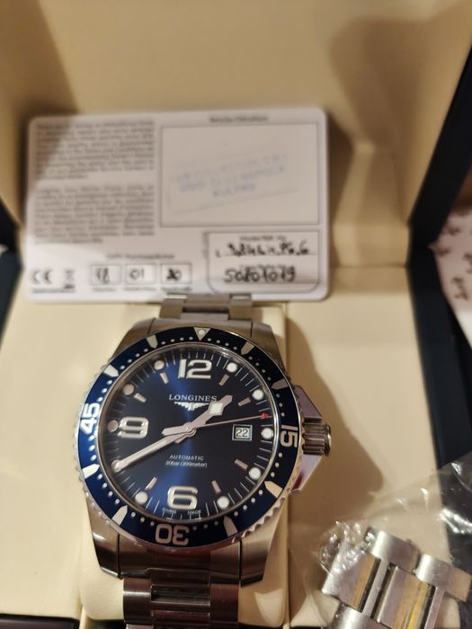 longines hydroconquest 44mm automatic + bonus cutie winder