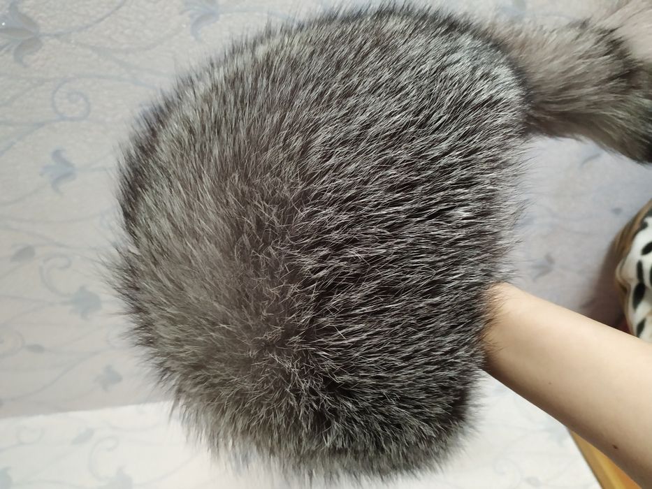 Шапка чернобурка