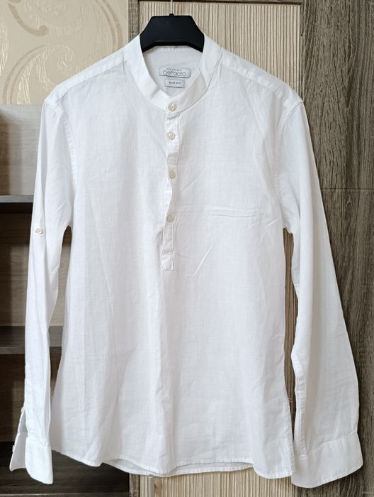 Defacto. Льняная мужская рубашка