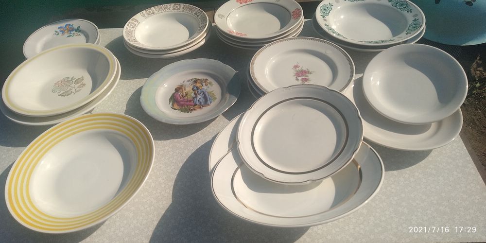 Тарелки , произведено в ссср