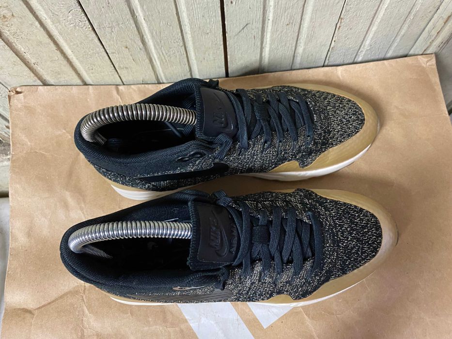''NIKE Air Max 1 Ultra 2.0 Flyknit Gold''оригинални маратонки 37.5 ном