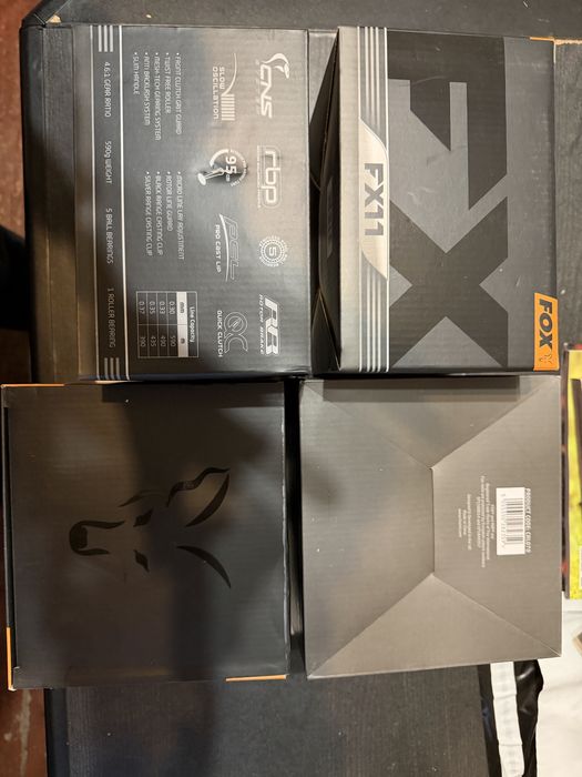 Mulineta FX11 5+1 rulmenti - Fox, set. x 4 buc. + 2 tamburi rezerva