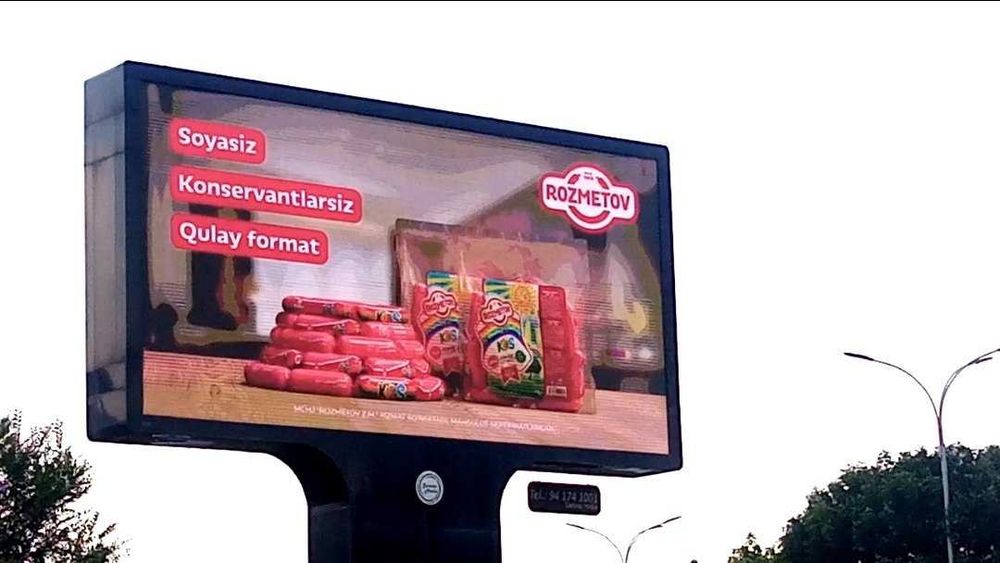 LED ekran reklama xizmati | Respublika bo‘yicha | ЛЕД Экран Джизак