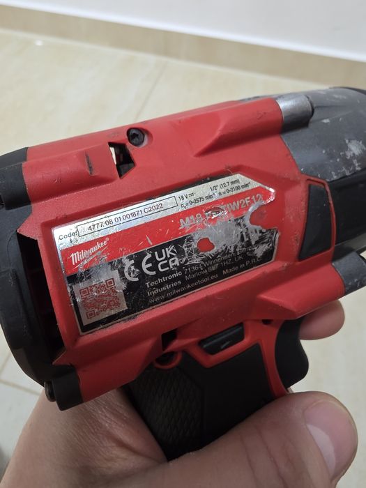 Pistol impact roti Milwaukee M18 FMTIW2F12