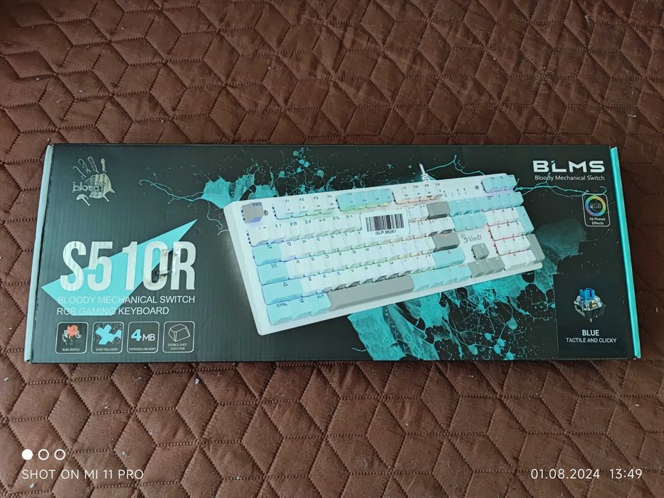 A4tech Bloody S510R, Blue Switch