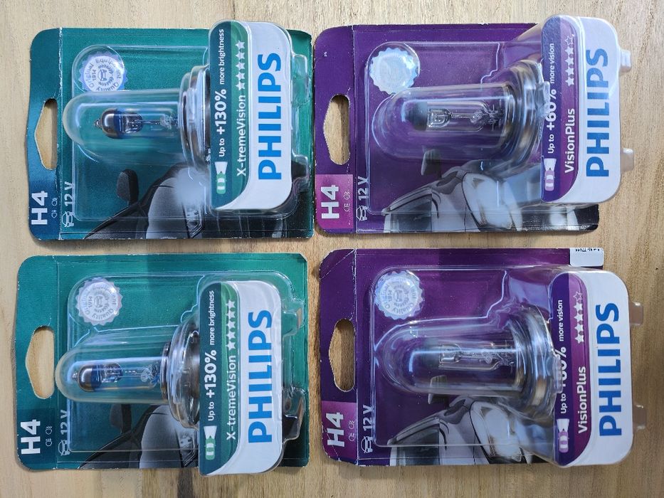 Becuri auto philips h4