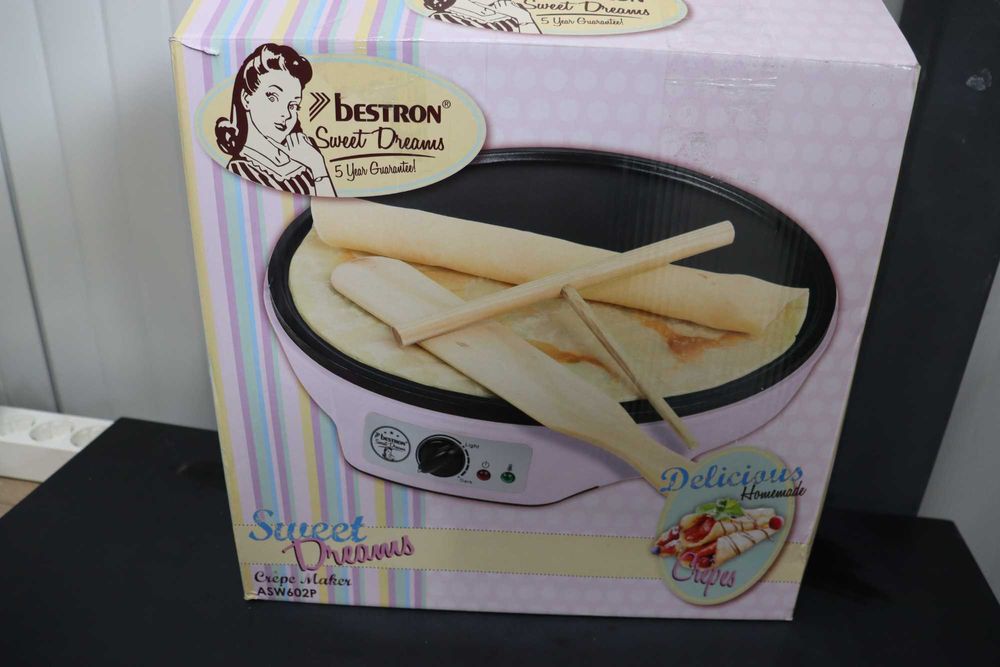 Котлон за палачинки Bestron ASW602P Ø 30 cm, 1000W с дефект